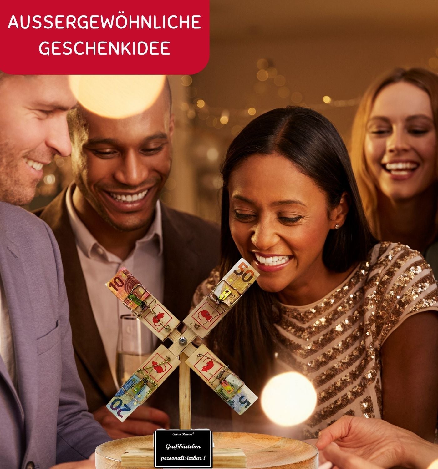 Eiserne Reserve Gute zum Muttertag - Windmühle Geldgeschenk - Geld verschenken