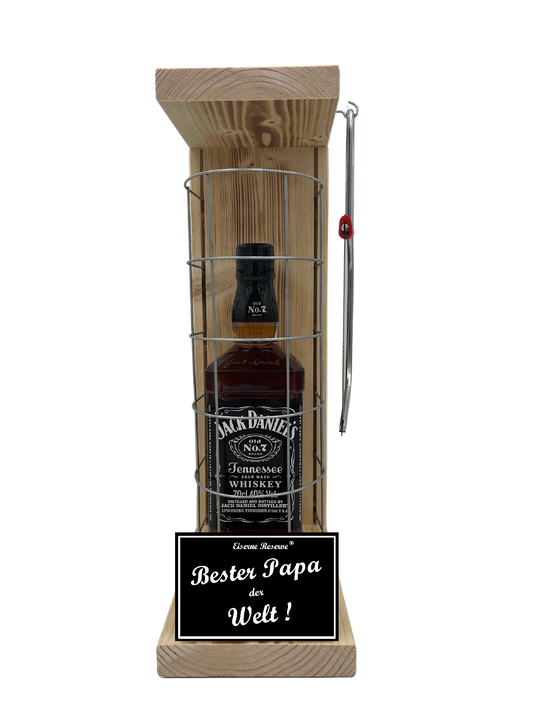 Jack Daniels Eiserne Reserve Gitterkäfig Geschenk für Papa