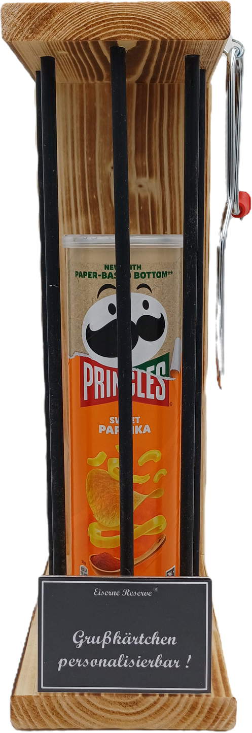 Pringles,Eiserne Reserve" - Lustiges Geschenk mit Säge zum Freisägen I Originelle Geschenkidee für Männer & Frauen I Geburtstag, Vatertag, Weihnachten, personalisierbar