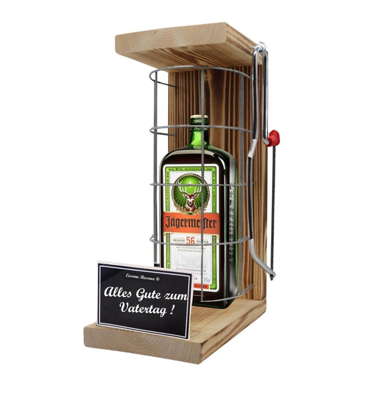Jägermeister - Alles Gute zum Vatertag - Eiserne Reserve Gitterkäfig Bier Geschenk zum Vatertag