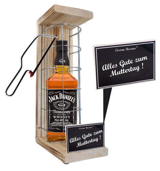 Jack Daniels - Alles Gute zum Muttertag - Eiserne Reserve Gitterkäfig Geschenk zum Muttertag