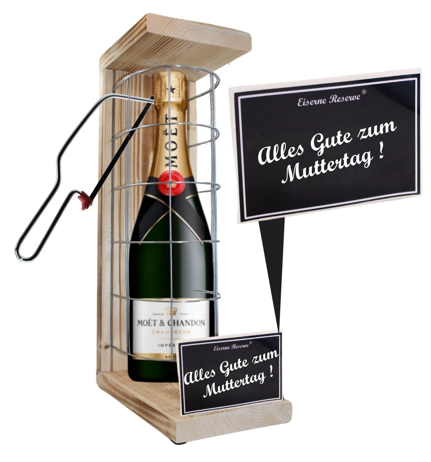 Moet - Alles Gute zum Muttertag - Eiserne Reserve Gitterkäfig Geschenk zum Muttertag