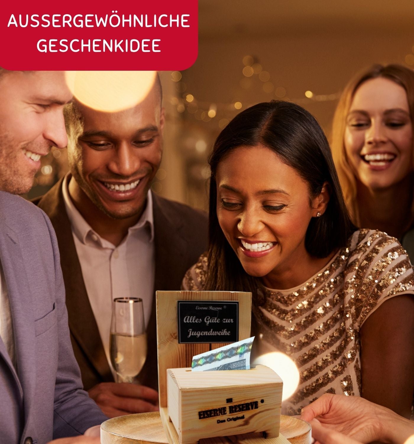 Alles Gute zum Muttertag - Eiserne Reserve - Geldbox - Geldgeschenk Schatztruhe - Geld verschenken