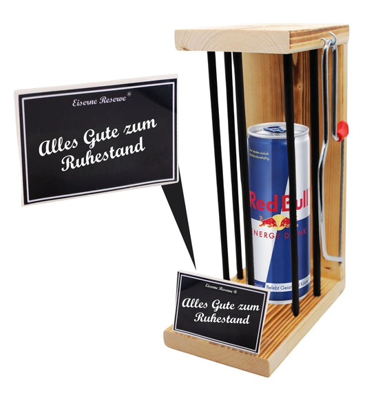 Red Bull - Eiserne Reserve - Alles Gute zum wohlverdienten Ruhestand - Black Edition Red Bull