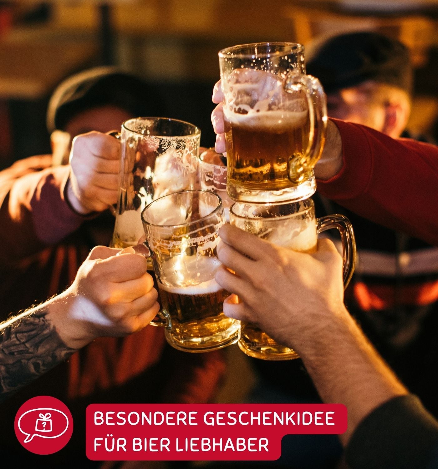 Becks Bier- Alles Gute zur Silbernen Hochzeit - Eiserne Reserve Gitterkäfig Bier Geschenk zur Silbernen Hochzeit