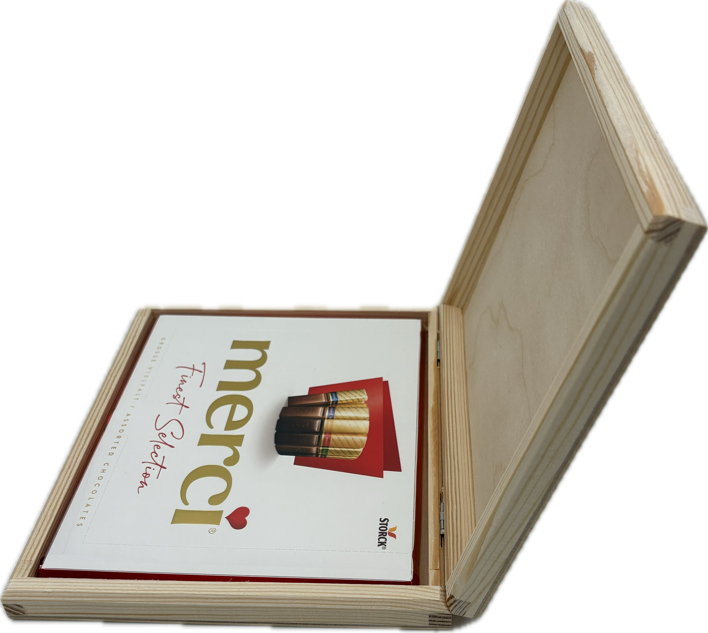 Merci Schokolade - Schön dass es dich gibt - Geschenk Oma Opa Mama Papa 250g Geschenkset Mitarbeiter Geschenkidee Danke