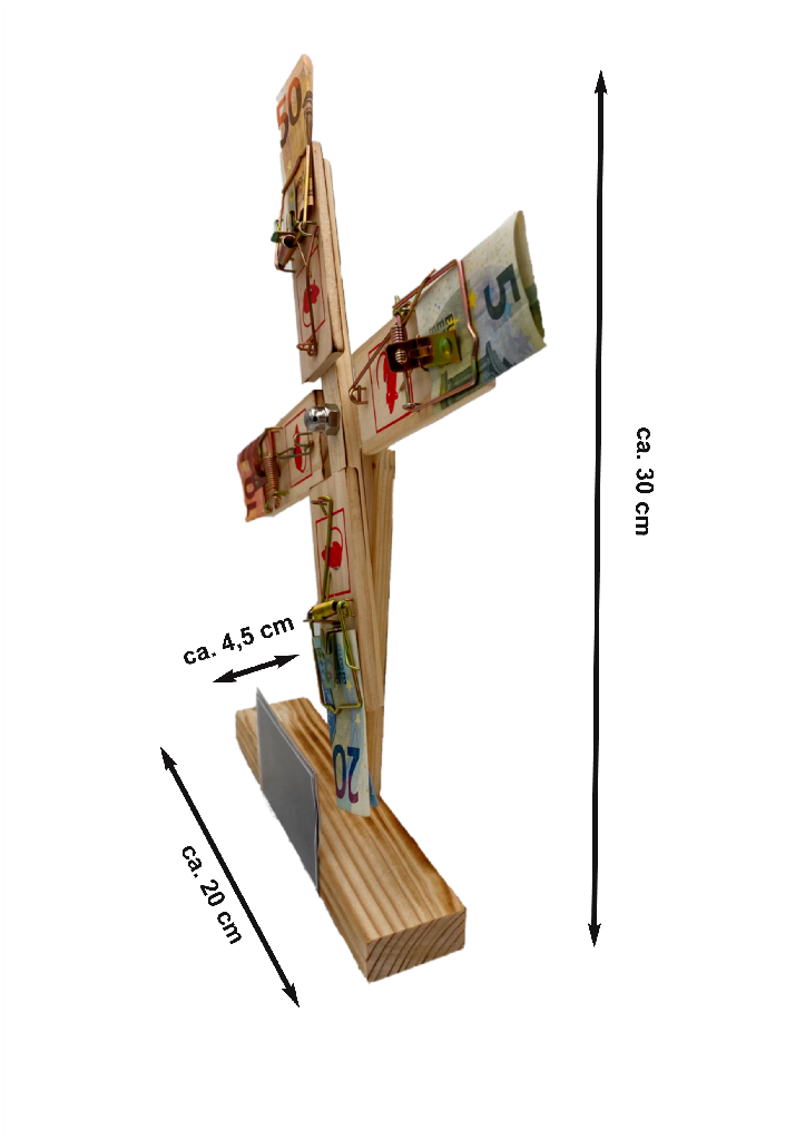 Happy Birthday 55 Geburtstag - Eiserne Reserve Windmühle - Geldgeschenk - Geld verschenken