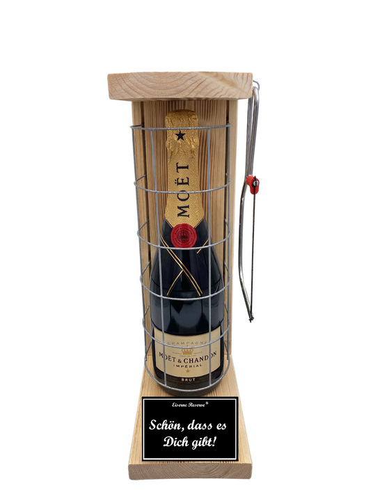 Moet Eiserne Reserve Gitterkäfig Geschenk Schön, dass es Dich gibt