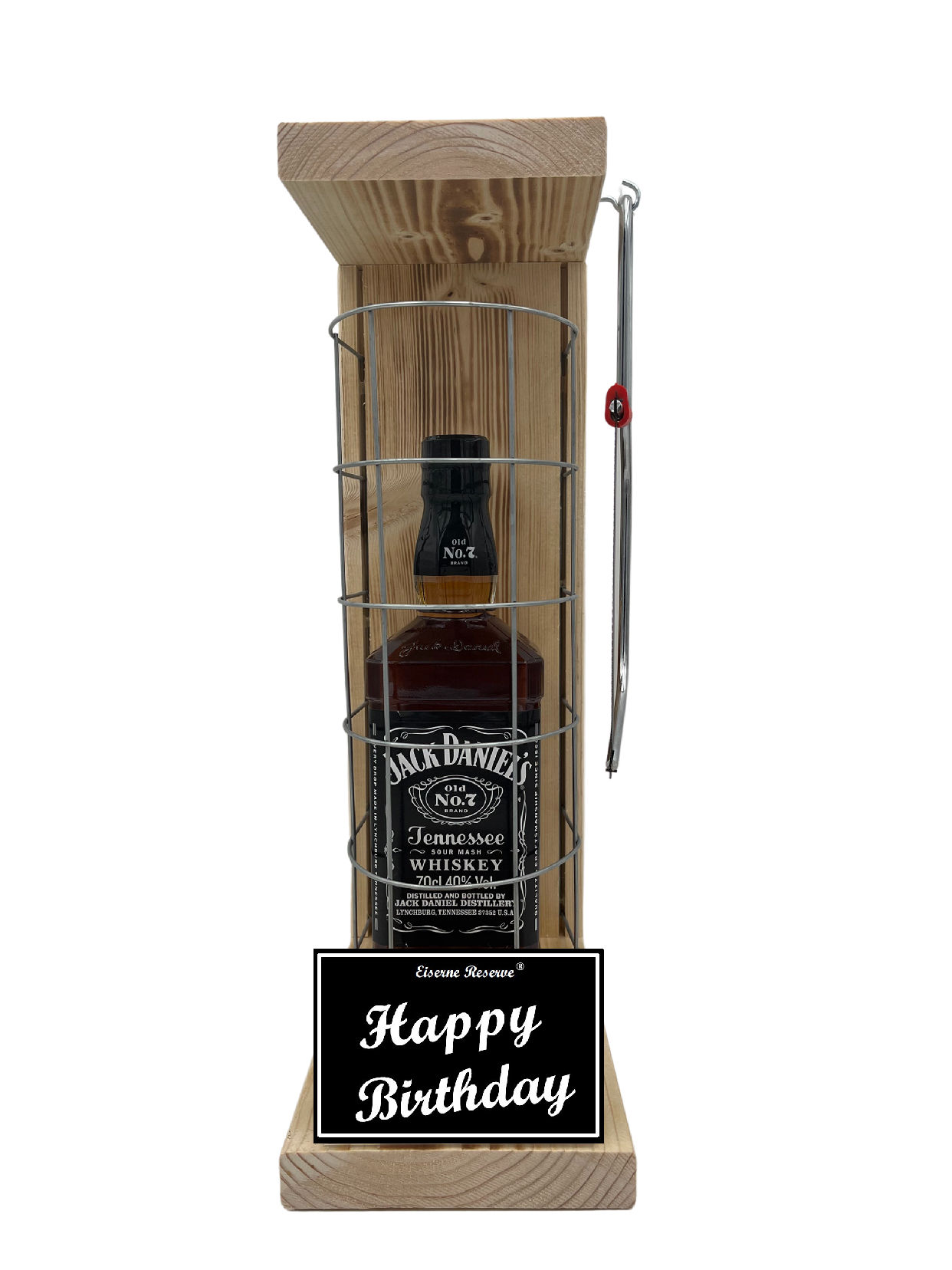 Jack Daniels Geschenk zum Geburtstag - Eiserne Reserve Gitterkäfig