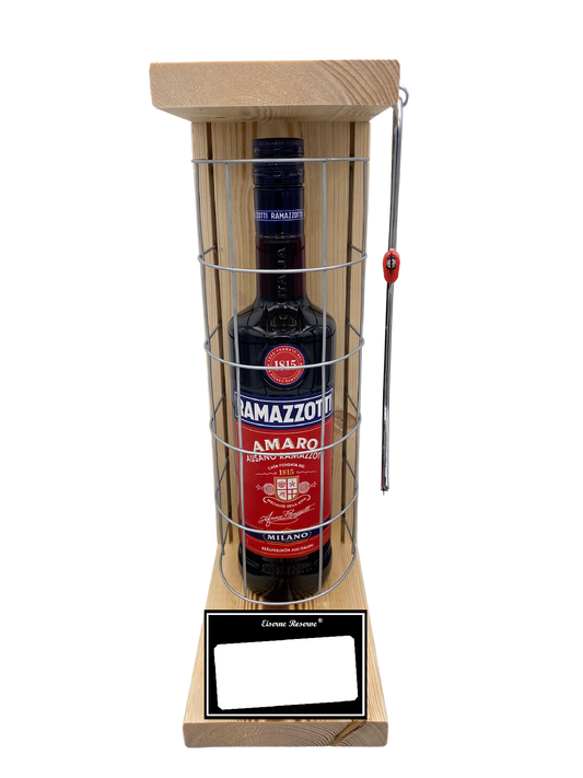 Ramazzotti Eiserne Reserve Gitterkäfig Geschenk mit eigenem Text