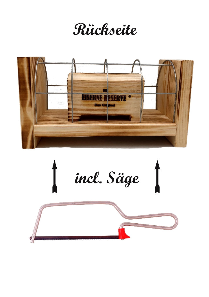 Zum Abschied alles Gute - Eiserne Reserve Gitterbox Geldgeschenk zum Abschied
