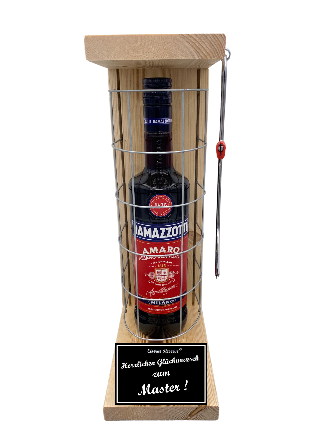 Ramazzotti - Geschenk zum Master - Eiserne Reserve Gitterkäfig