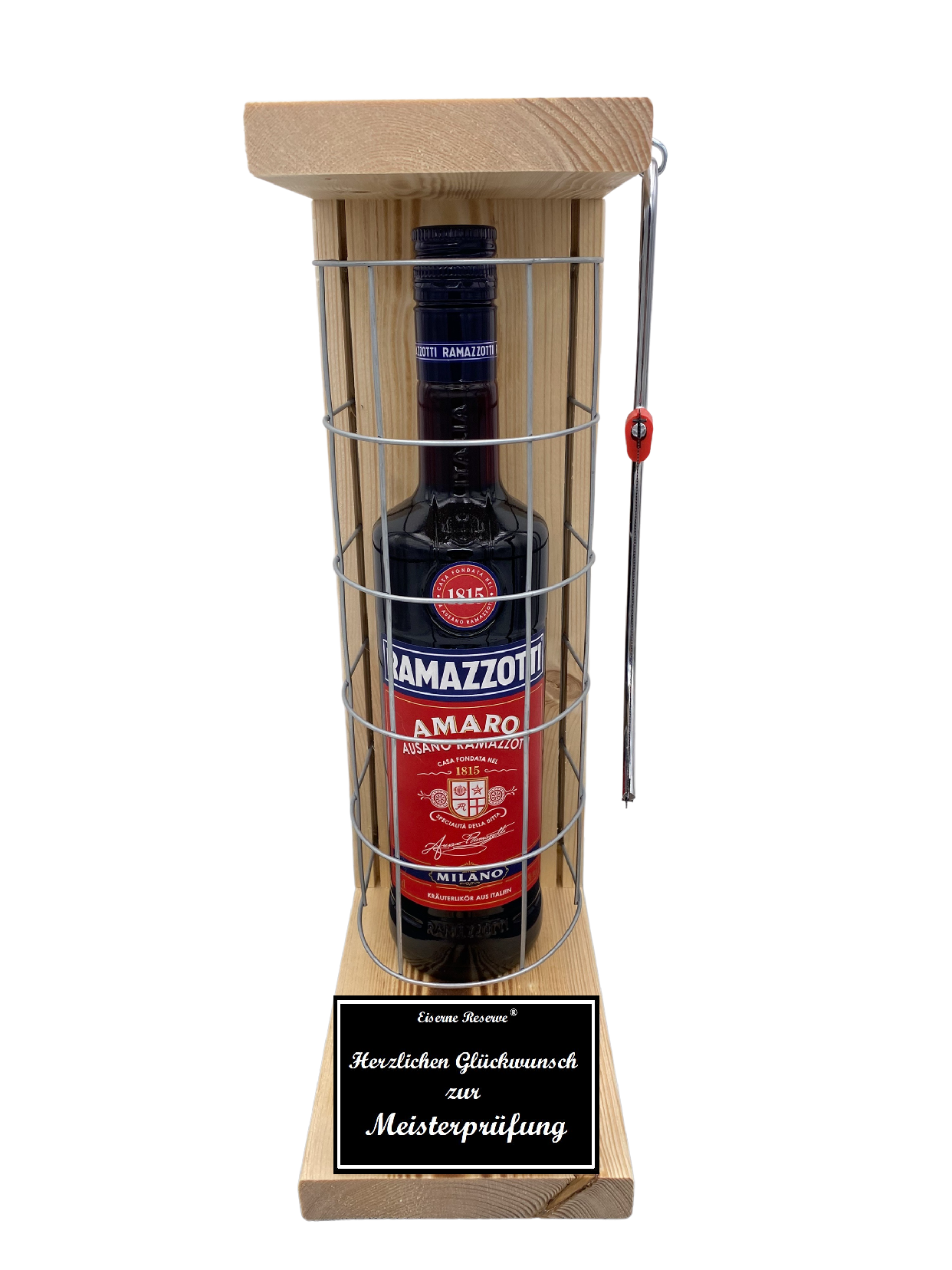 Ramazzotti - Geschenk zur Meisterprüfung - Eiserne Reserve Gitterkäfig