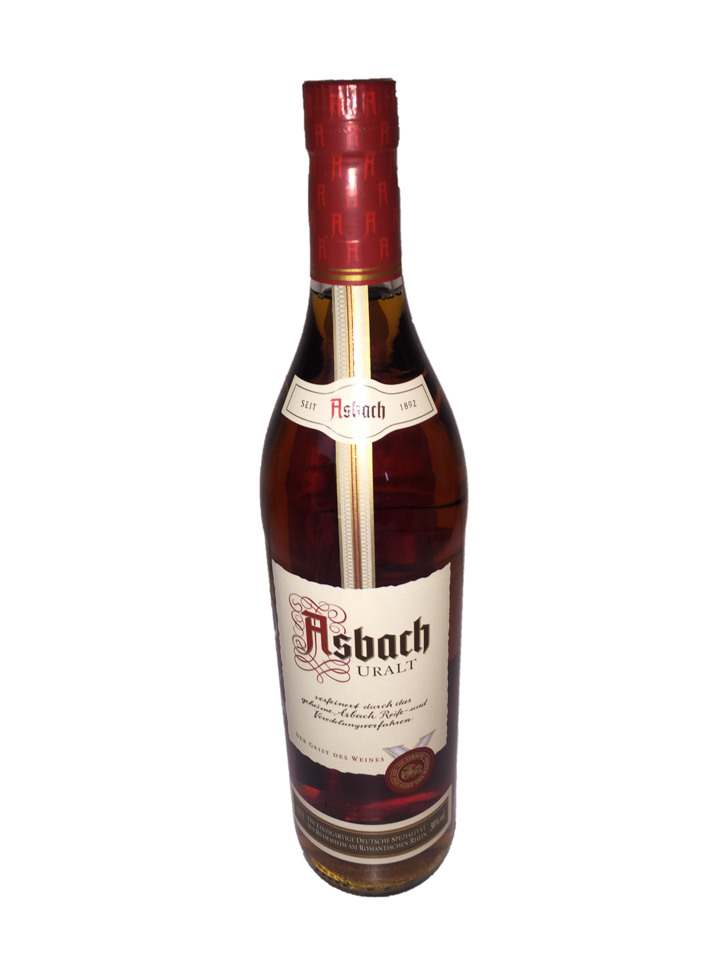 Asbach Uralt - 95 Happy Birthday - Eiserne Reserve Gitterkäfig Geschenk 95. Geburtstag