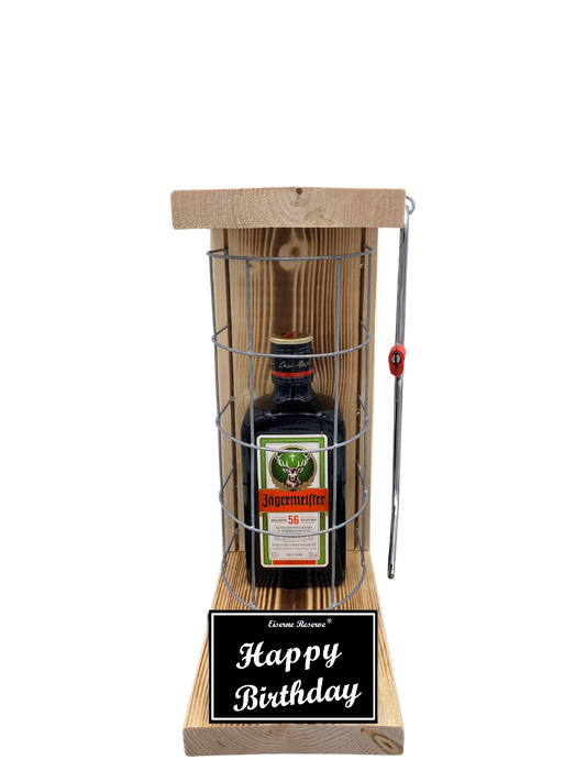 Jägermeister Geschenk zum Geburtstag - Eiserne Reserve Gitterkäfig