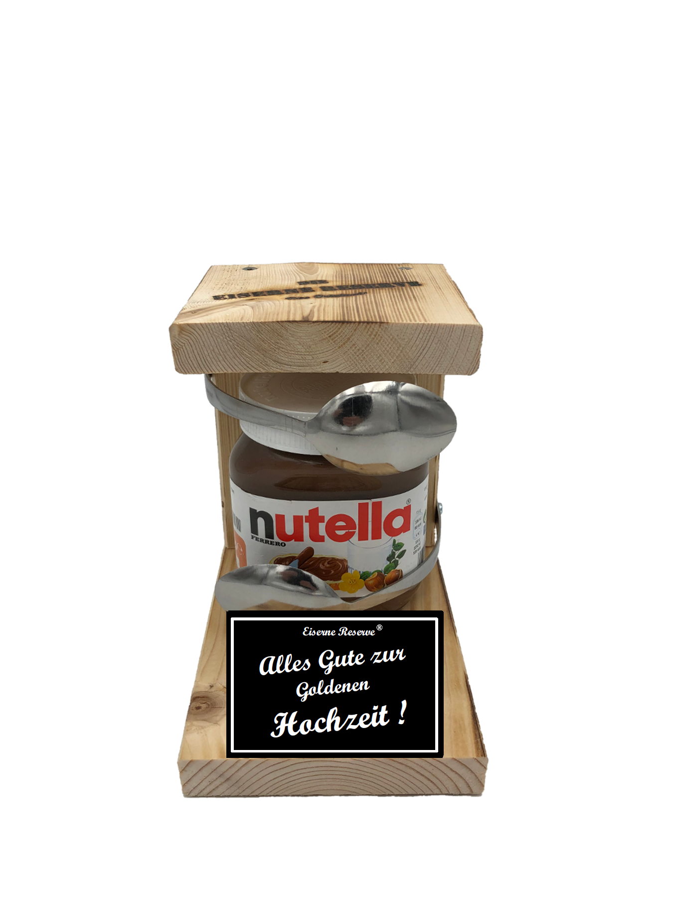 Reserve Löffel Nutella - Nutella Geschenk - Geschenk für die Goldene Hochzeit