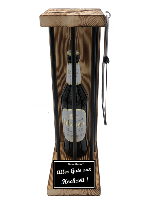 Bitburger Pils Eiserne Reserve Black Edition - Geschenk zur Hochzeit