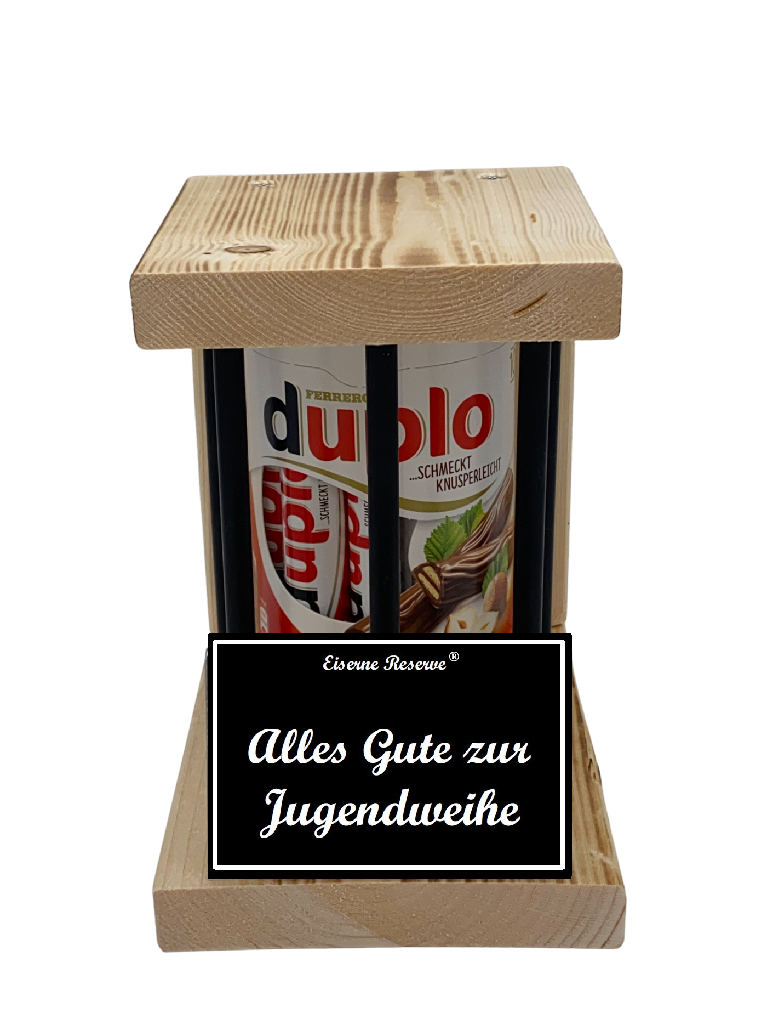 duplo Riegel - Notfall Reserve - Black Edition Jugendweihe Geschenk