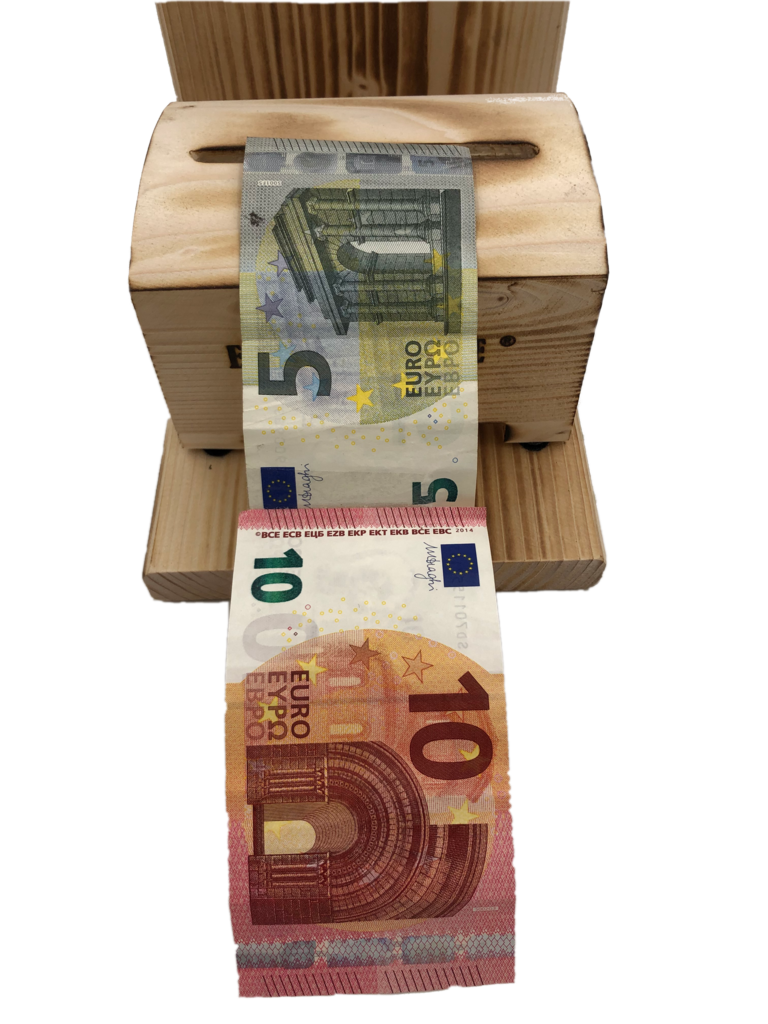 Personalisierte Geschenke Eiserne Reserve Geldbox - mit Namen - Geldgeschenk