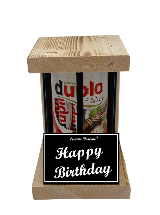 duplo Riegel - Notfall Reserve - Black Edition - Geburtstag - Geburtstag Geschenk