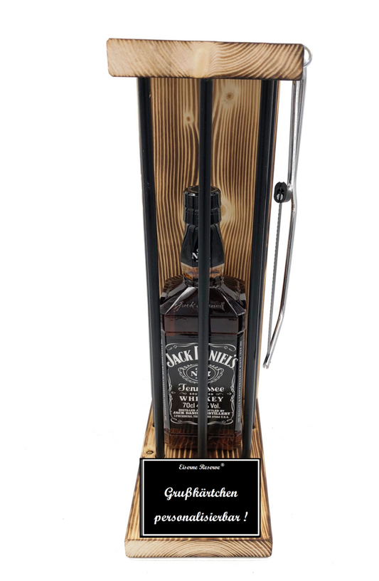 Jack Daniels - Personalisiertes Geschenk - Eiserne Reserve Black Edition