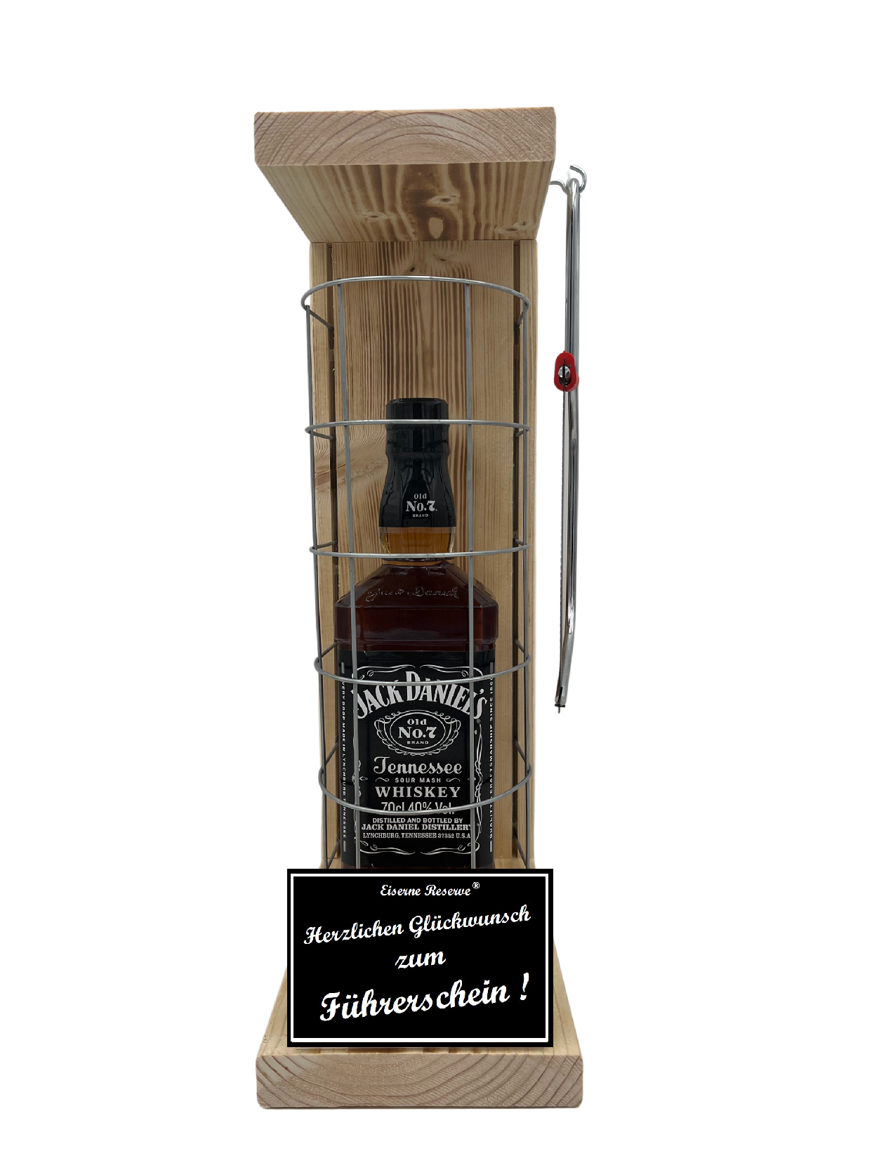 Jack Daniels - Geschenk zum Führerschein - Eiserne Reserve Gitterkäfig