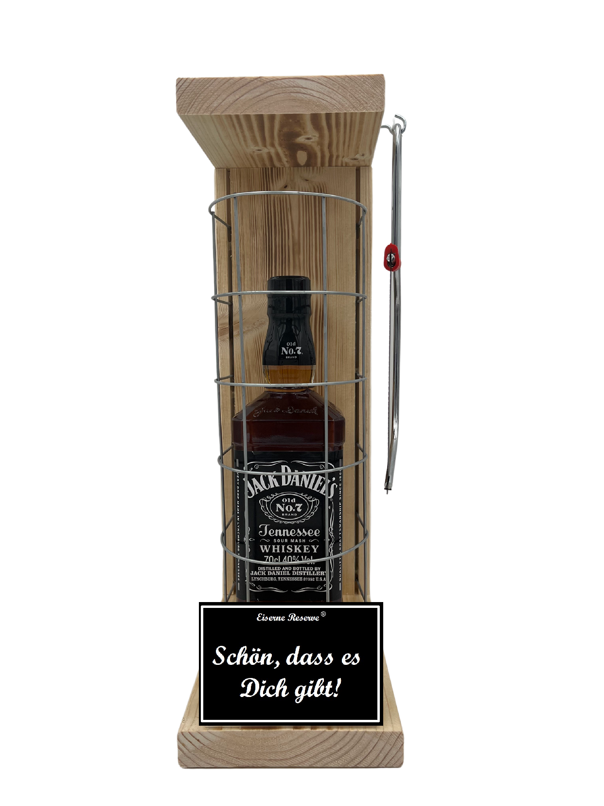 Jack Daniels Eiserne Reserve Gitterkäfig Geschenk für Weihnachten