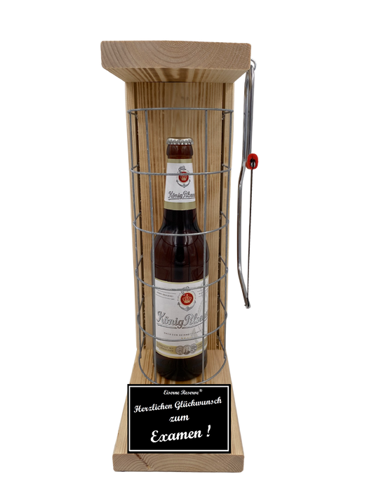 König Pilsener - Geschenk zum Examen - Eiserne Reserve Gitterkäfig