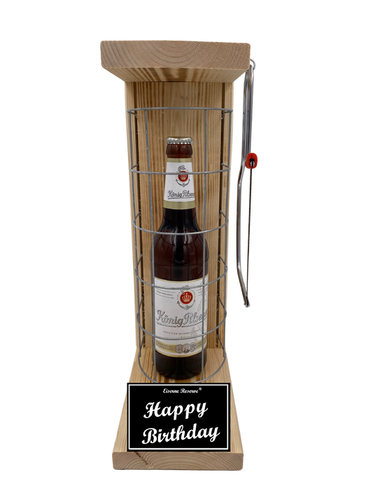 König Pilsener Geschenk zum Geburtstag - Eiserne Reserve Gitterkäfig