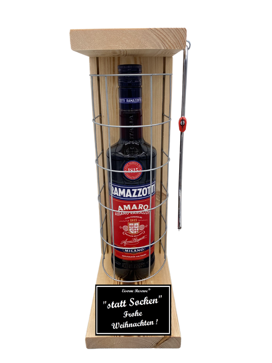 Ramazzotti Eiserne Reserve Gitterkäfig Geschenk für Weihnachten