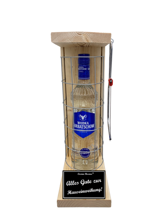 Wodka Eiserne Reserve Gitterkäfig Geschenk zur Hochzeit