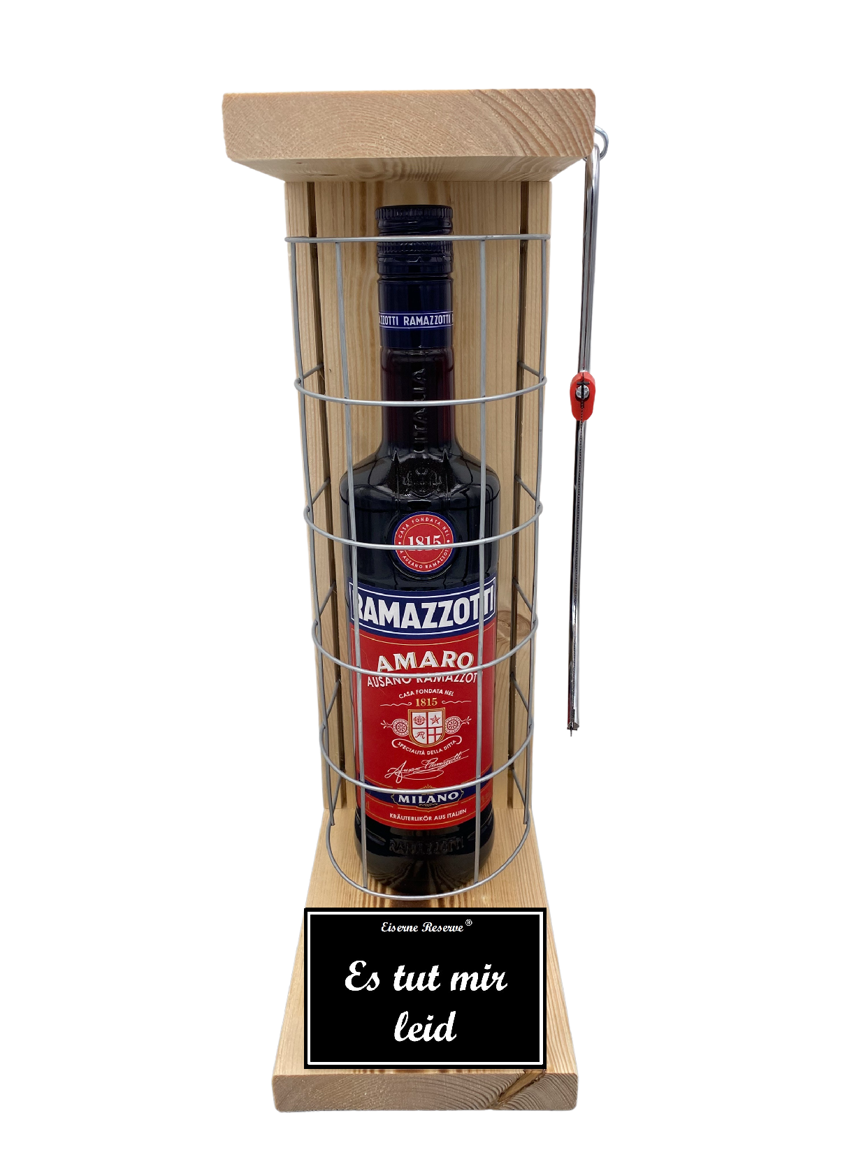 Ramazzotti Eiserne Reserve Gitterkäfig Geschenk Es tut mir leid