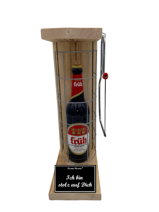 Früh Kölsch Eiserne Reserve Gitterkäfig Geschenk Ich bin stolz auf Dich